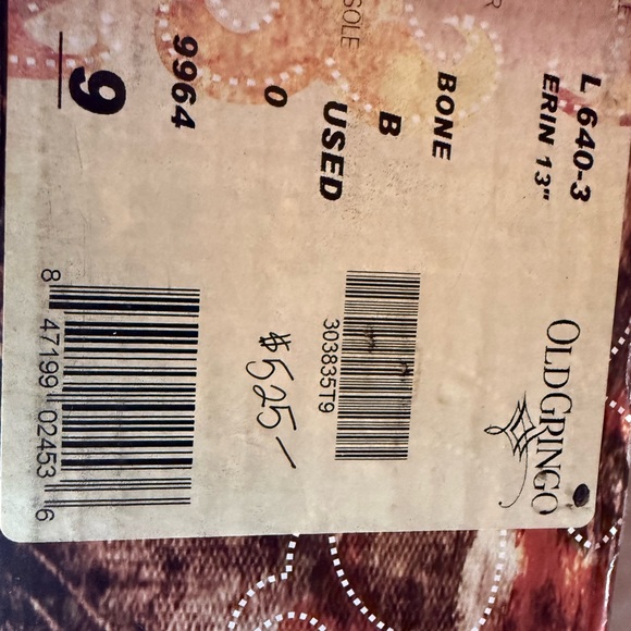 Old Gringo Light Brown Erin “Bone” 9 - Picture 8 of 15